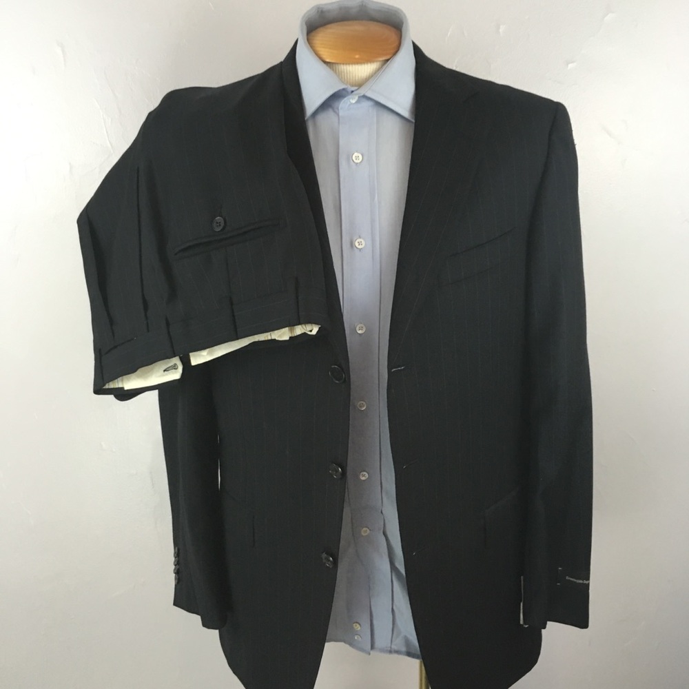 Ermenegildo zegna mens suit blue 38r NWT ea0340